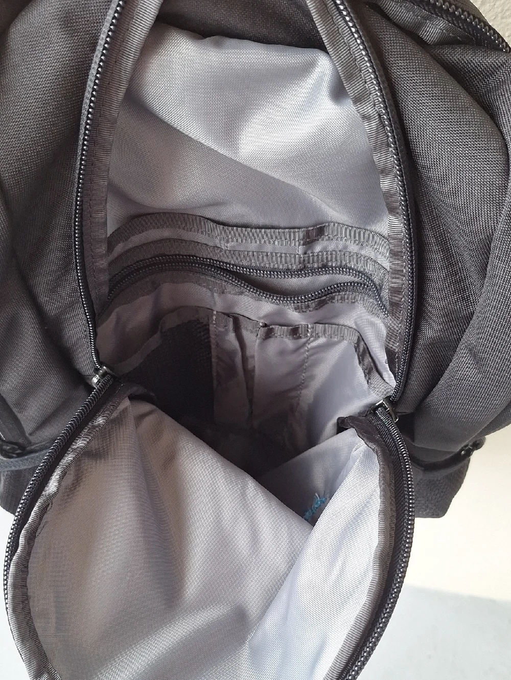 The North Face Black Connector Backpack with Blue Xylem Logo 21